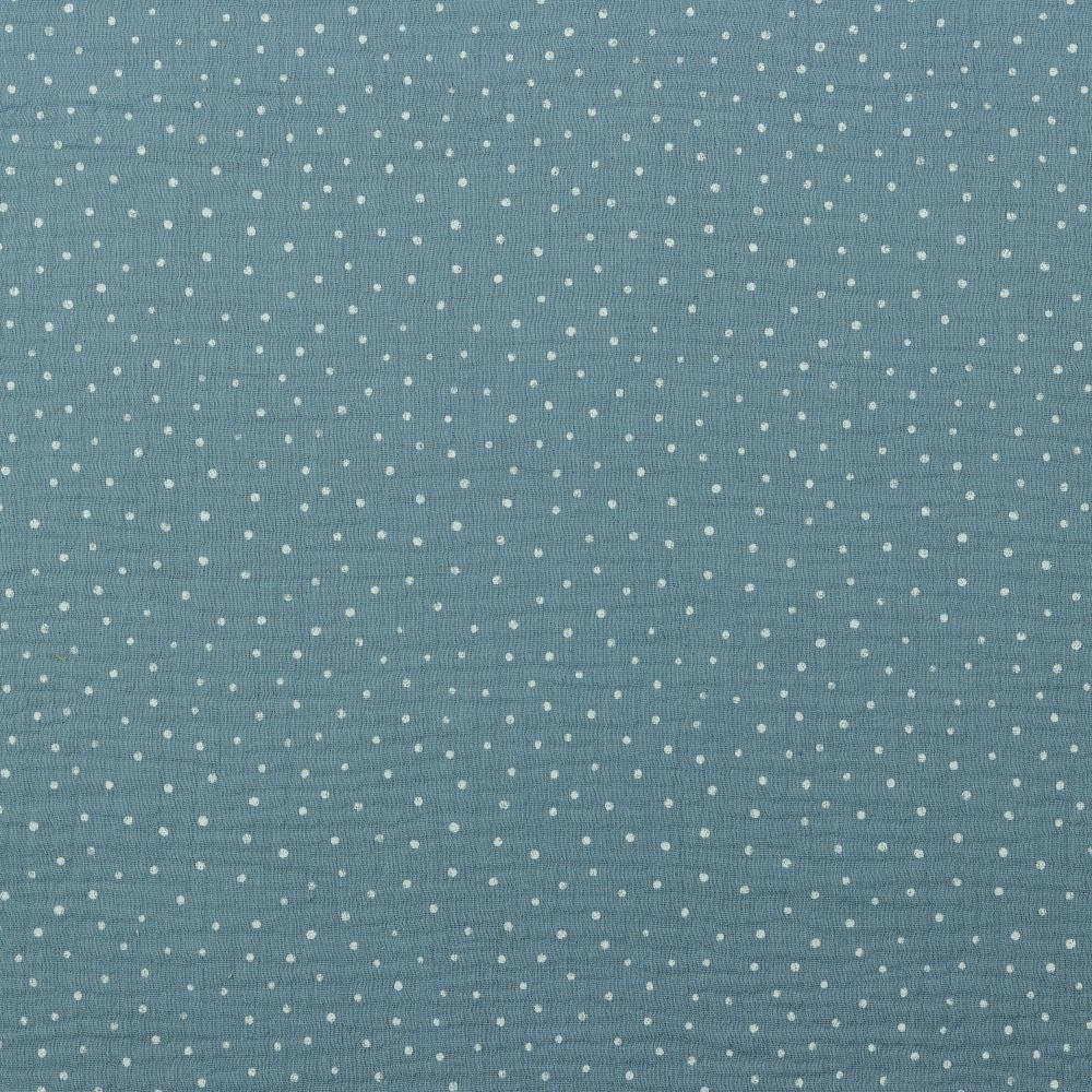 Hydrofiel doek jeans dots