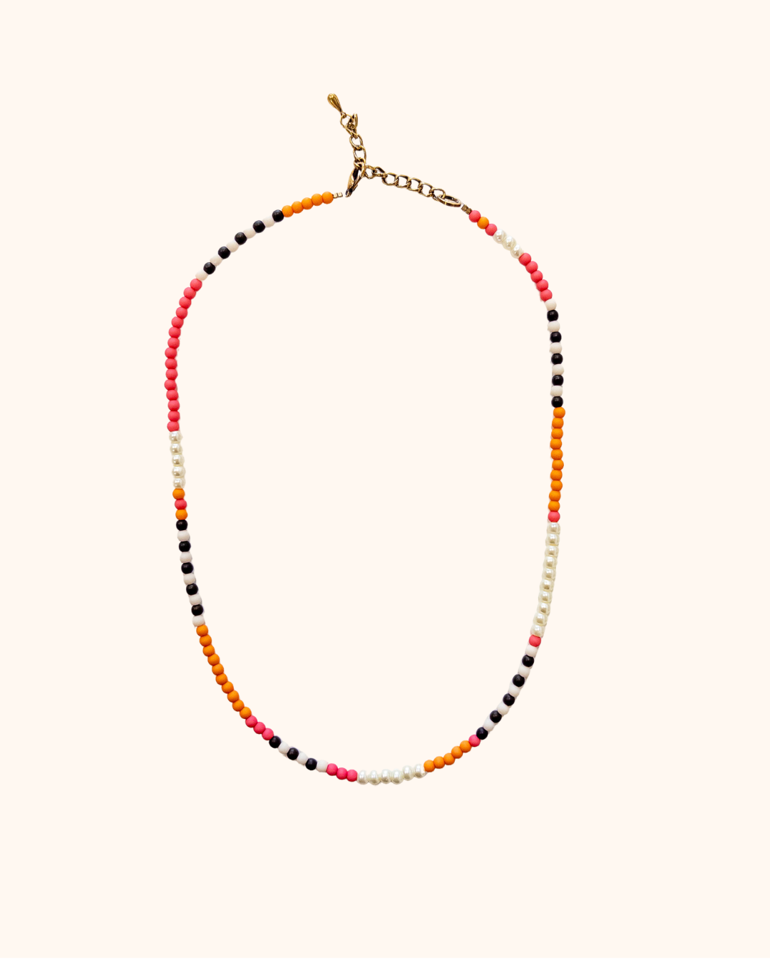 Ketting Multi | Roze/oranje