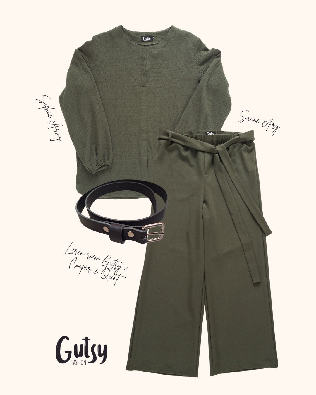 Sophie blouse | Army