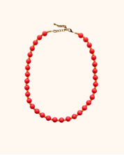 Ketting Duo | Roze/oranje