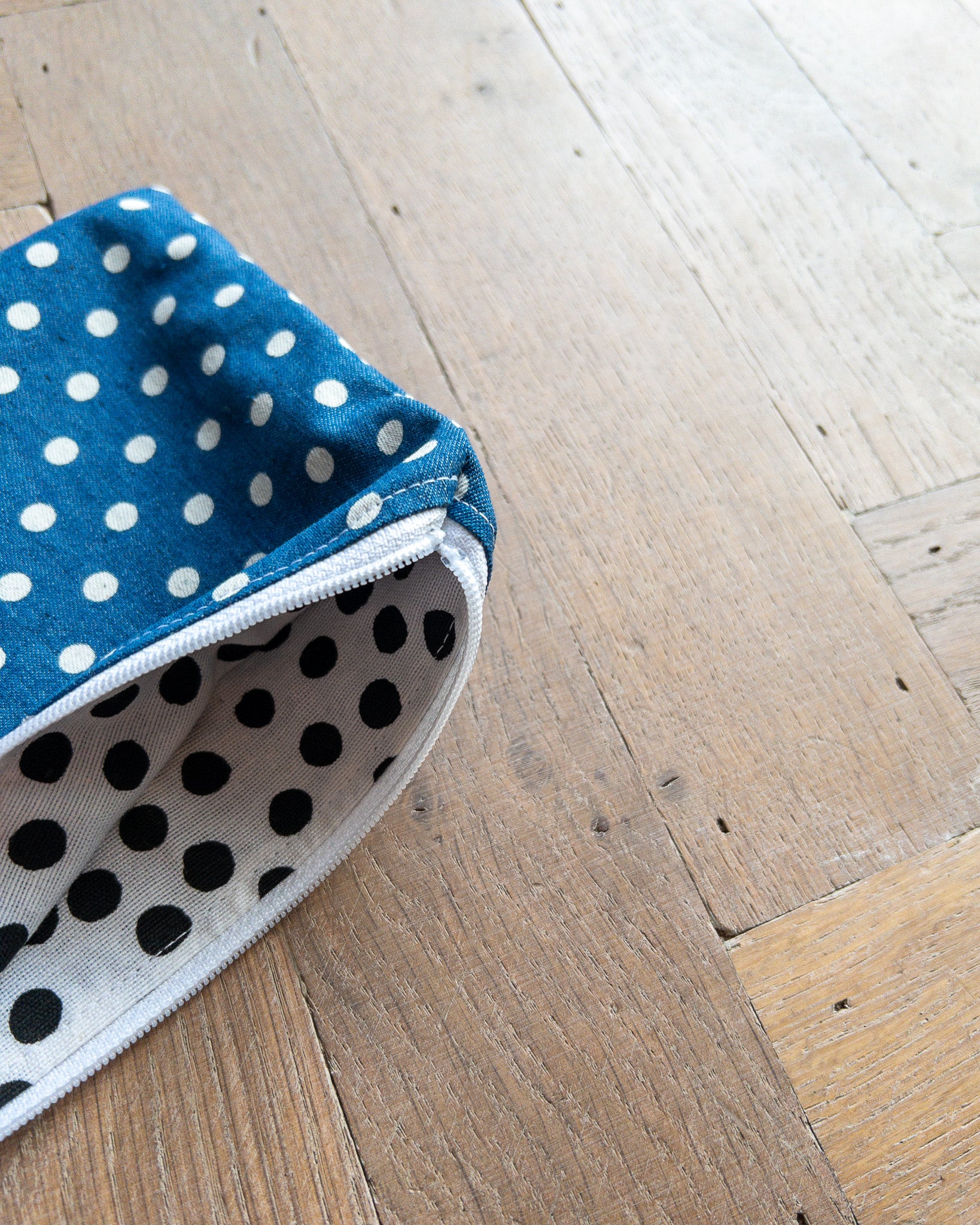 Jeans Dots | Handmade etui