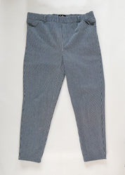 Mom jeans Mae | donker streep