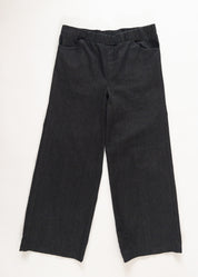Jeans wide leg Jane | Black denim