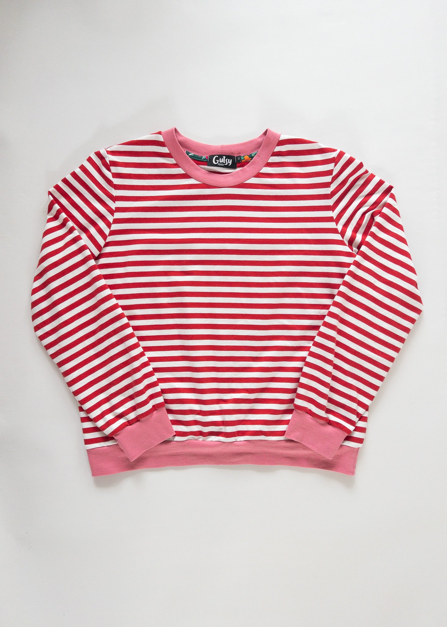 Maud sweater | Rood/roze