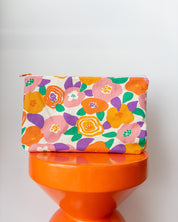 Projectbag XL met vakken | Rozen