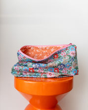Projectbag XL met vakken | Lente bloemen