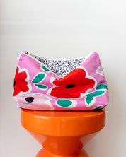 Projectbag XL met vakken | Pop of colour