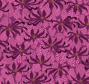 Flared Kaat | Bloemen paars