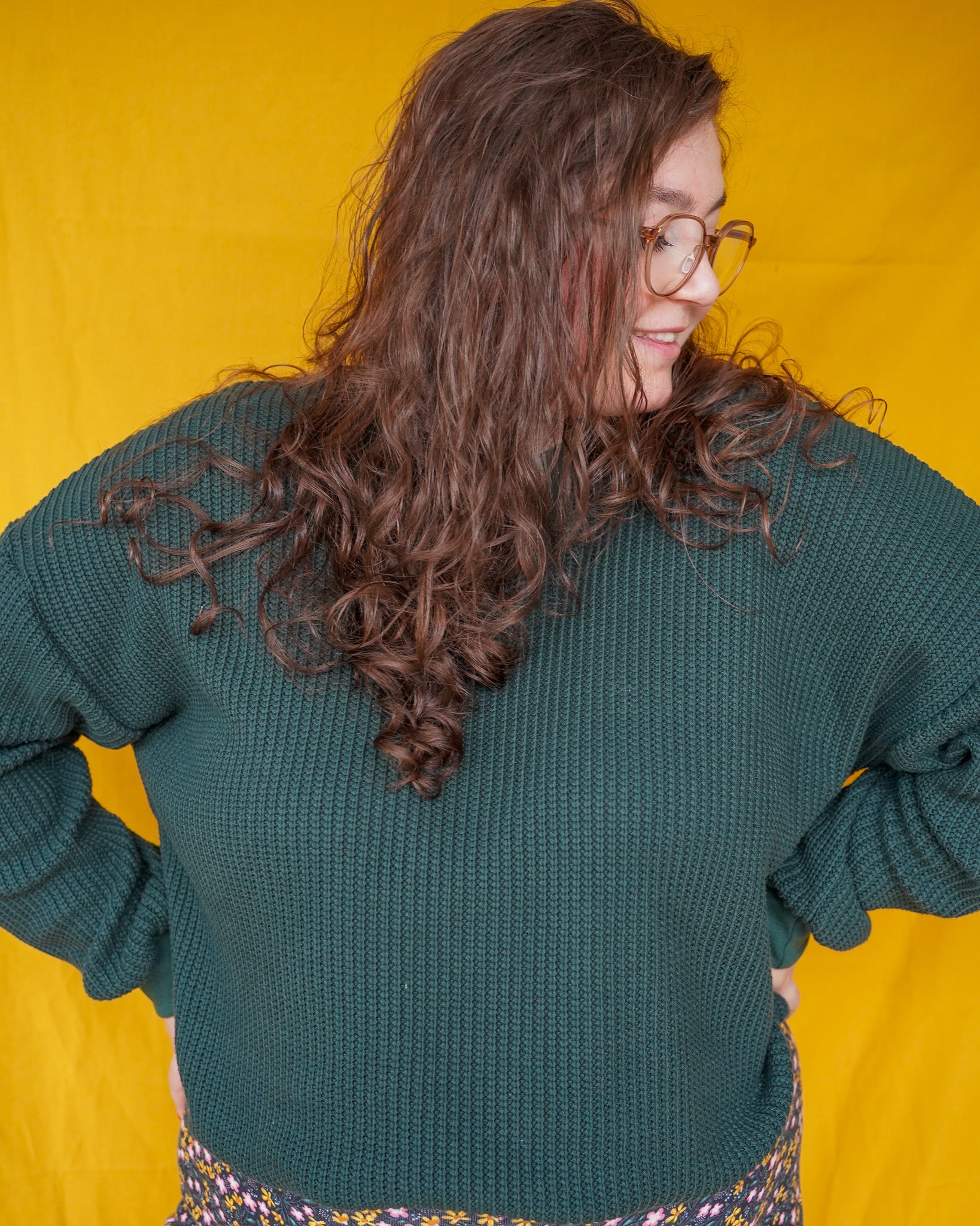 Lisa (green) sweater
