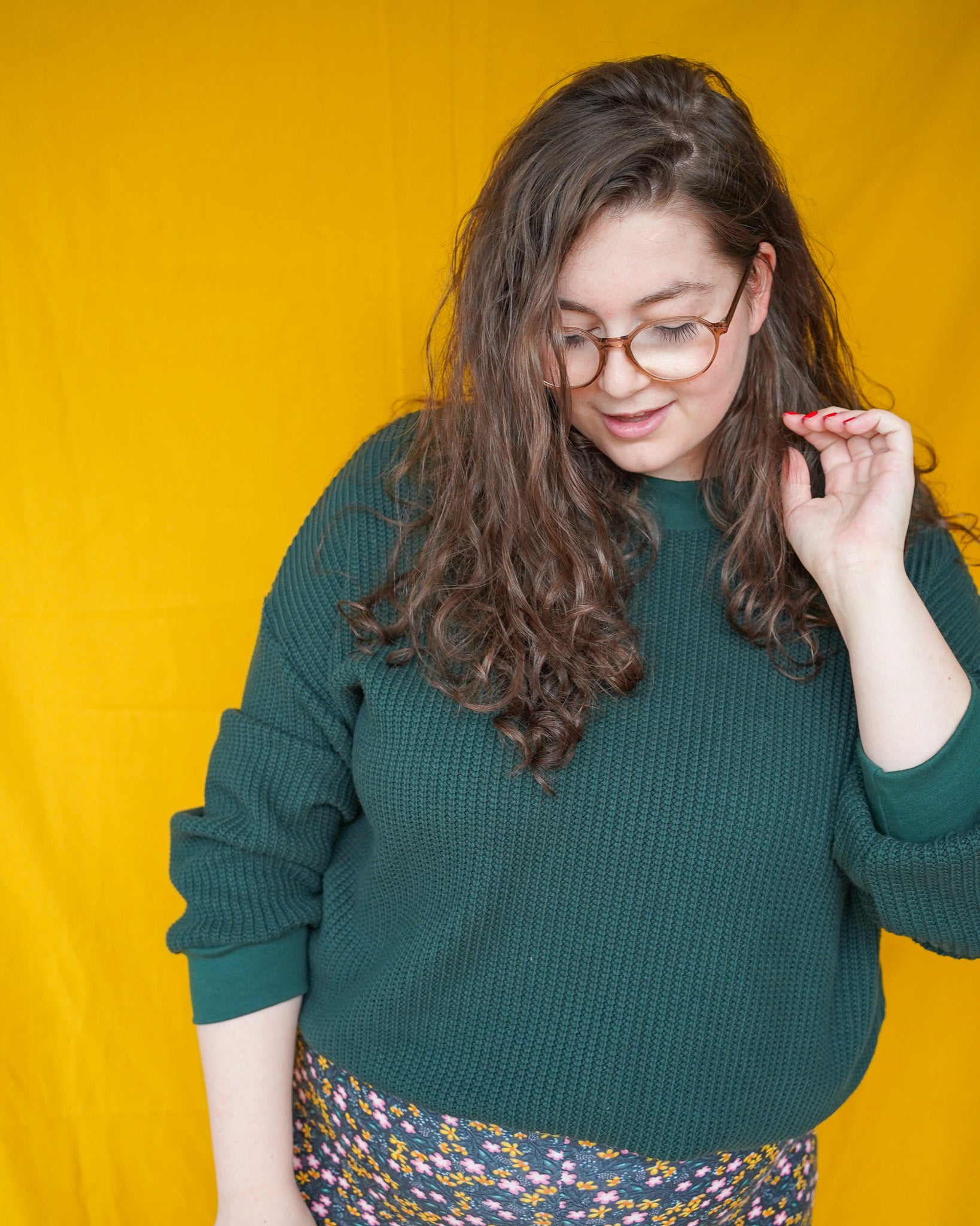 Lisa (green) sweater