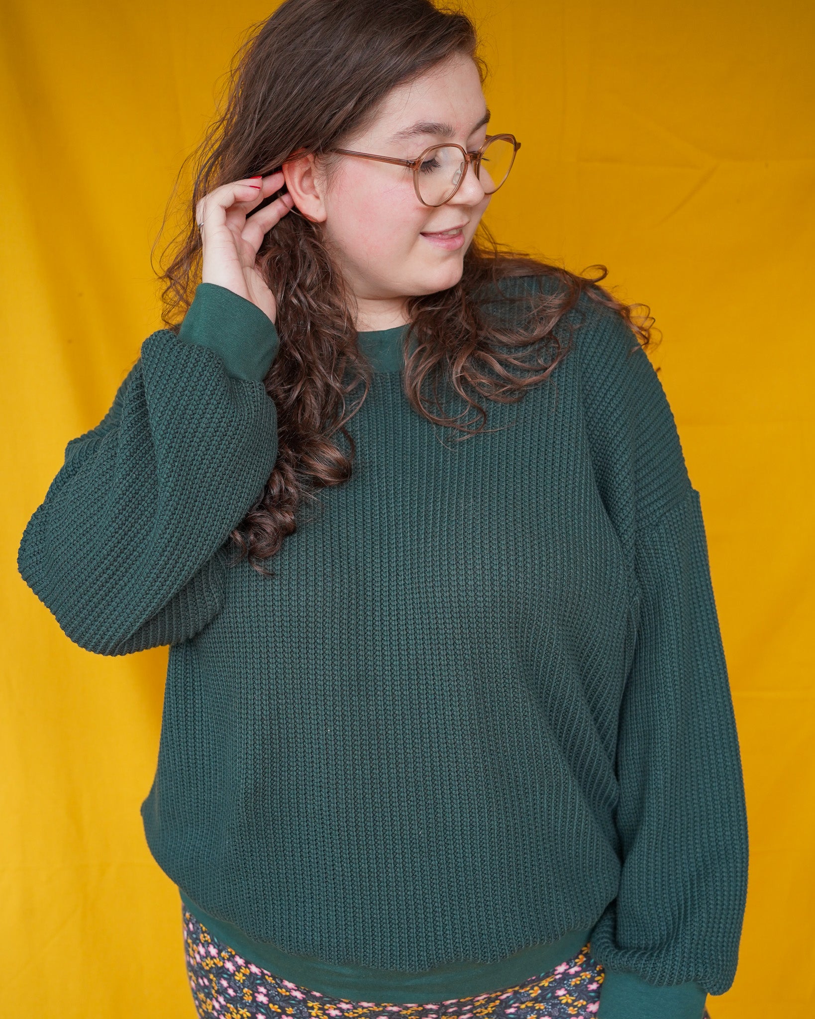Lisa (green) sweater