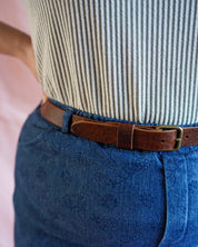 Bruine leren riem | Gutsy X Cooper & Quint