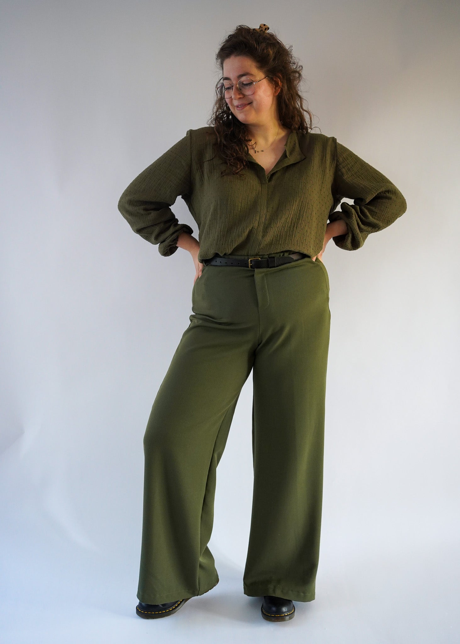 Pantalon Sanne | legergroen