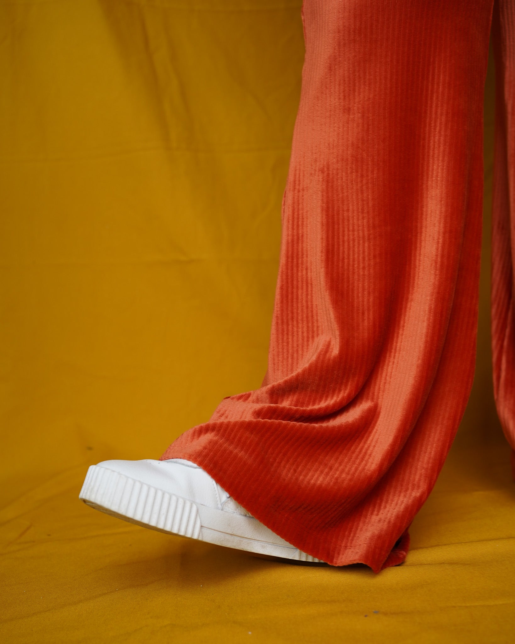 Puck (oranje) Flared pants
