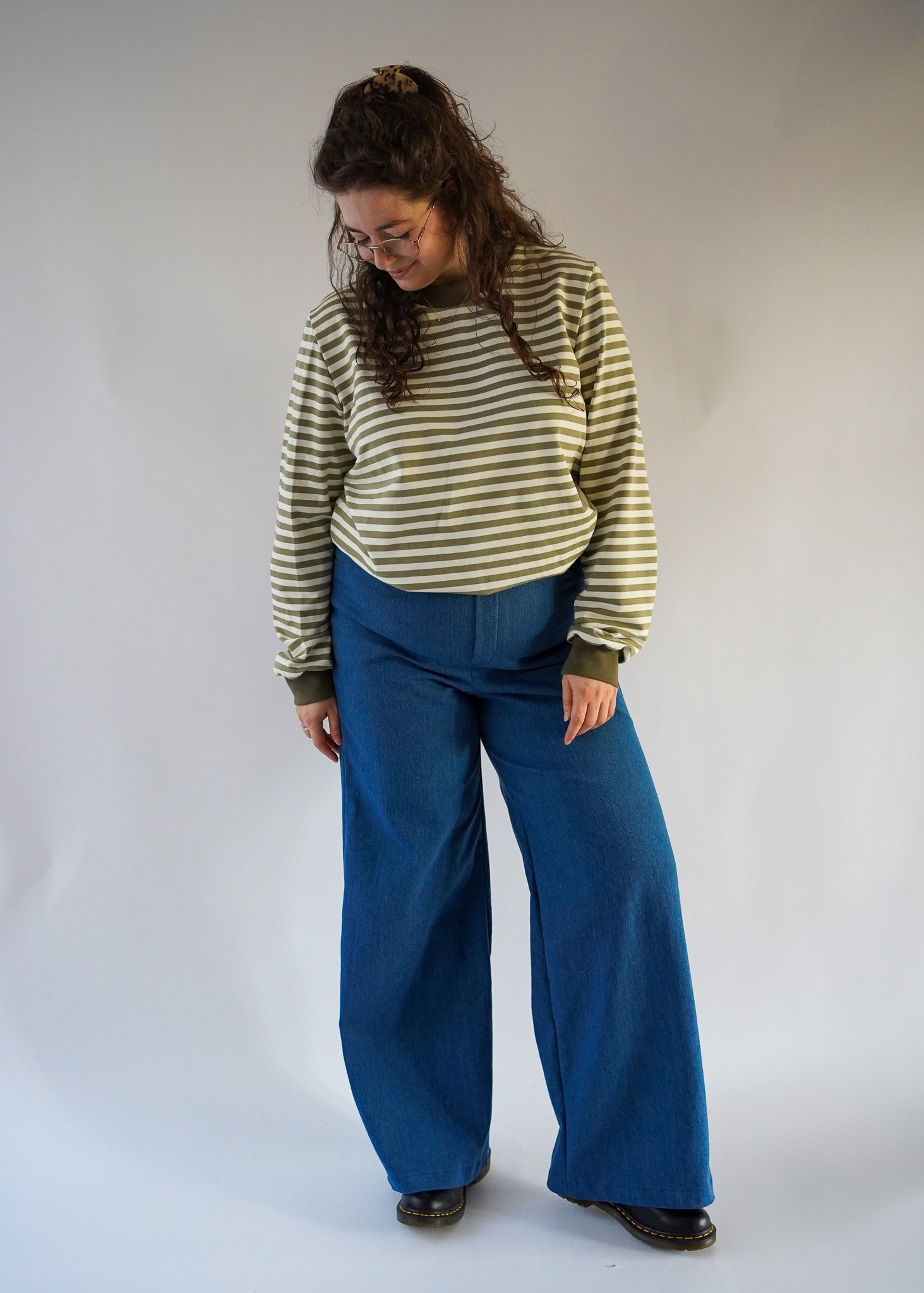 Jeans wide leg Jane | Medium denim