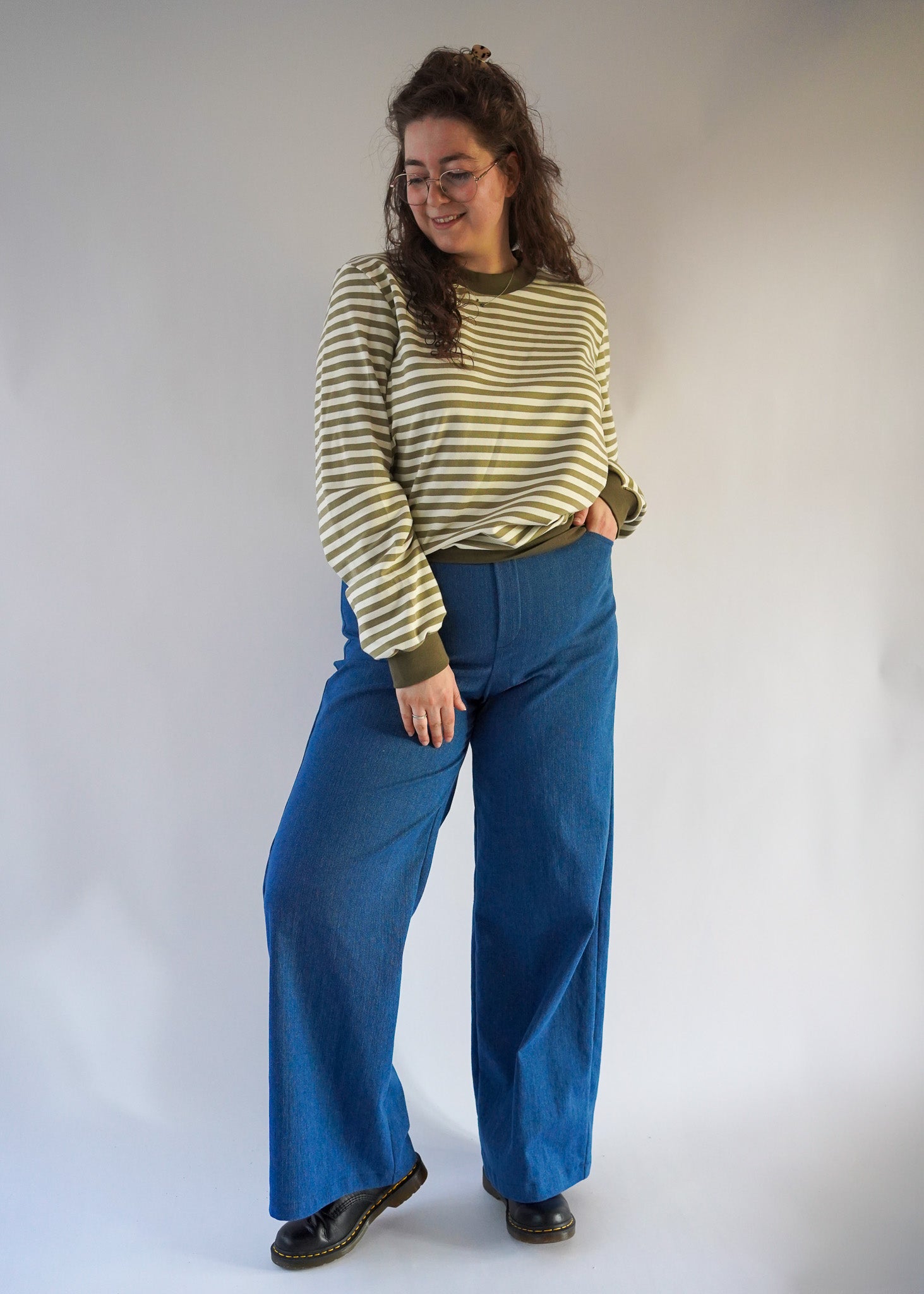 Jeans wide leg Jane | Medium denim