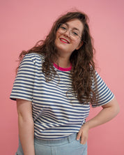 Maud top | Jeans streep