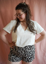 Top Maud | Effe kleuren in V-hals of rond