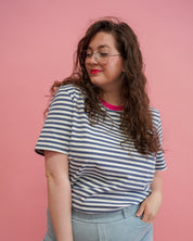 Maud top | Jeans streep