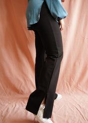 Straight pants Tess | Zwart