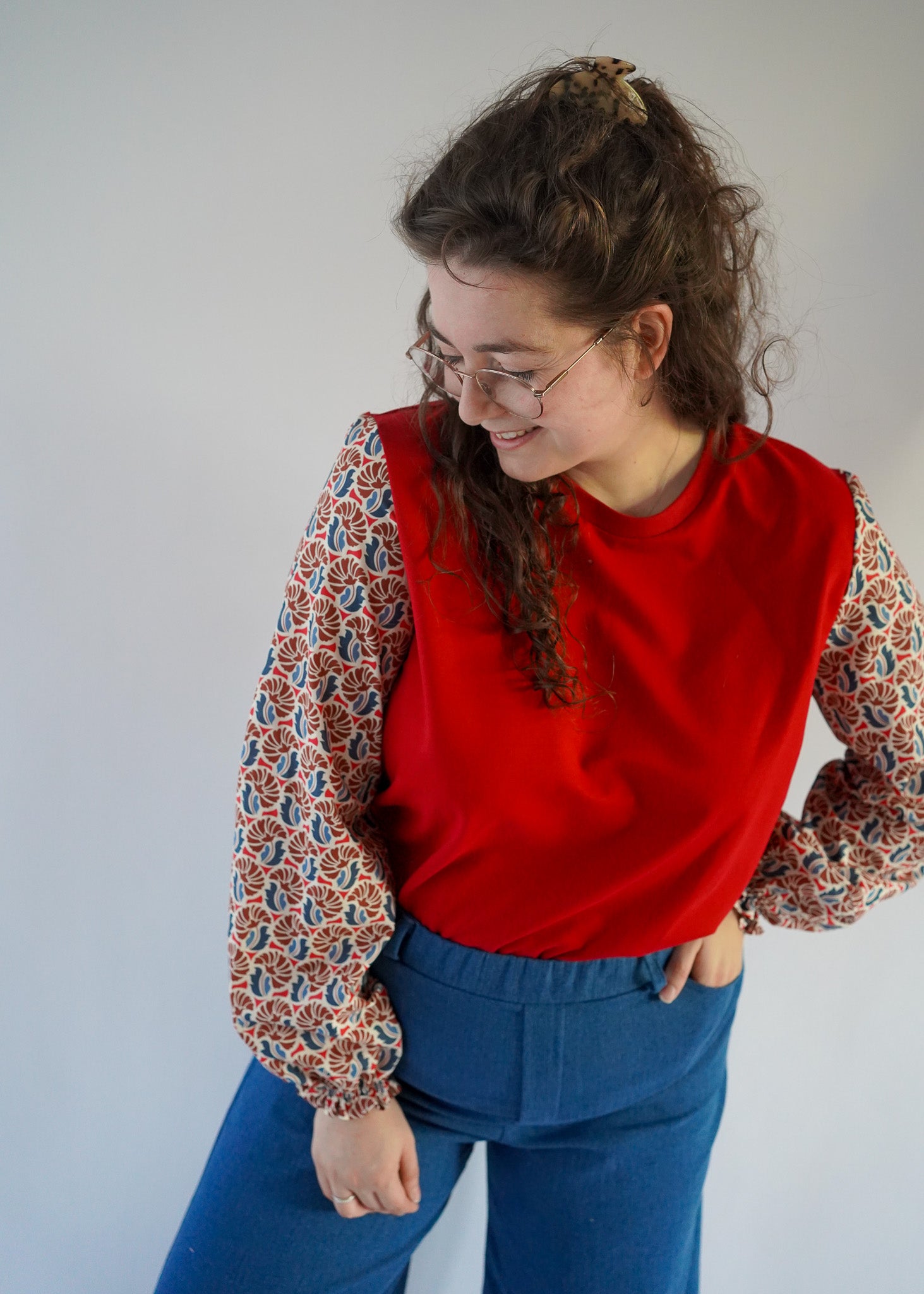 Top Vicky | Retro rood