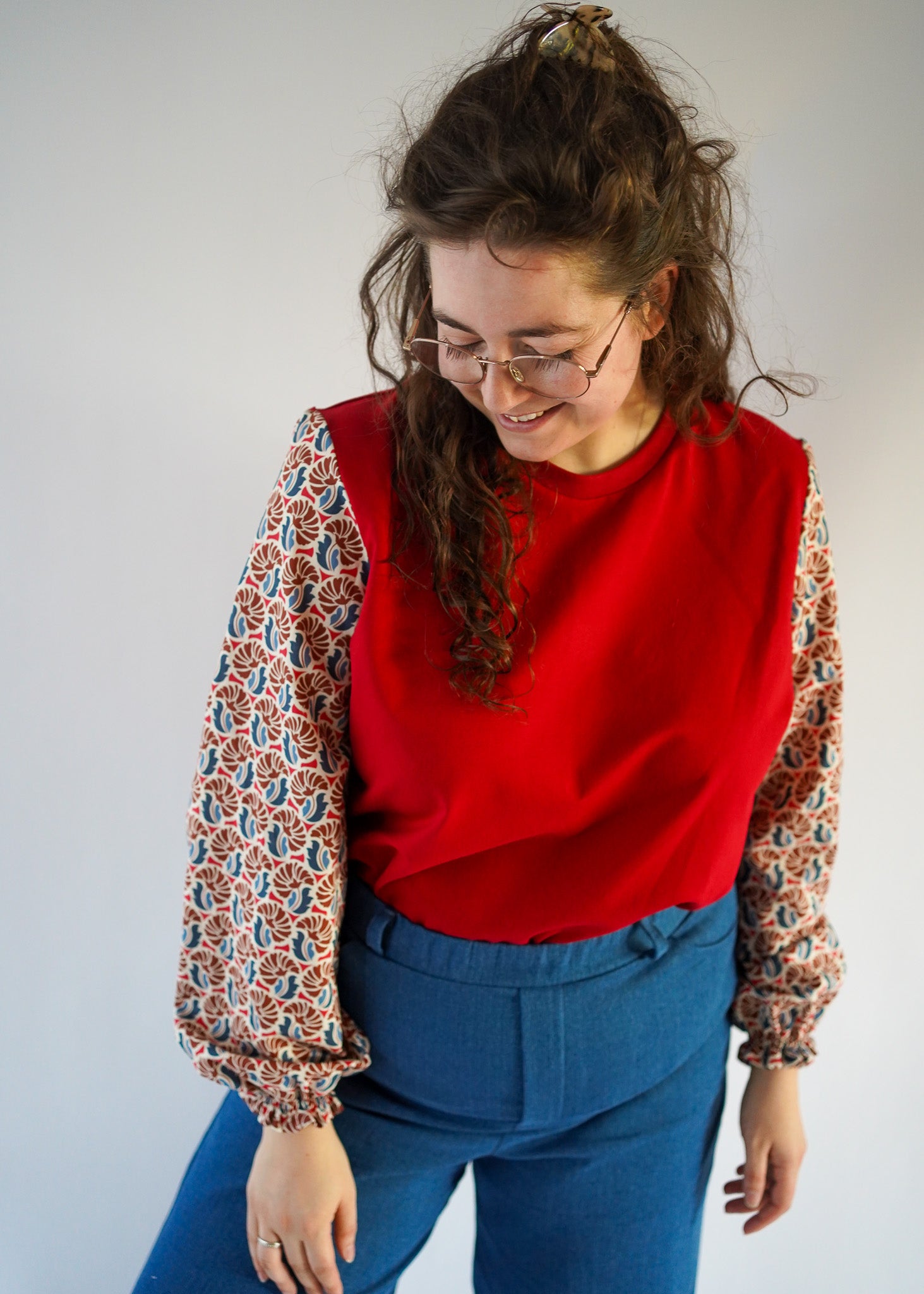 Top Vicky | Retro rood