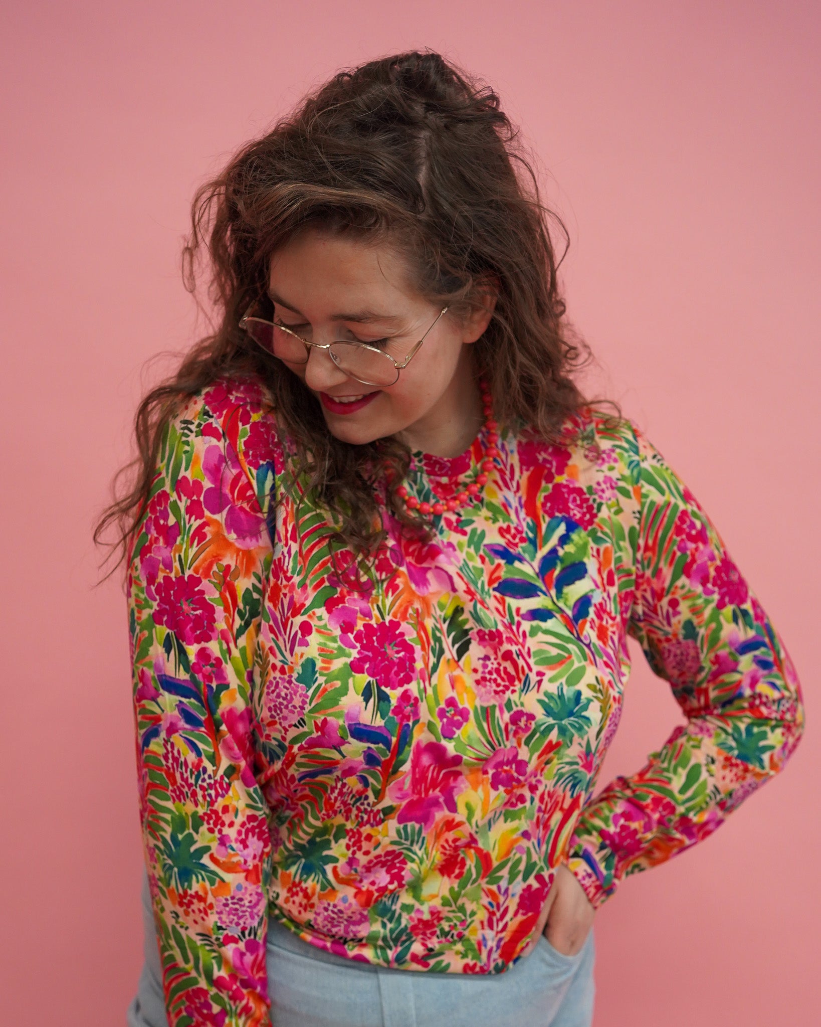 Fien top | Bloemenveld