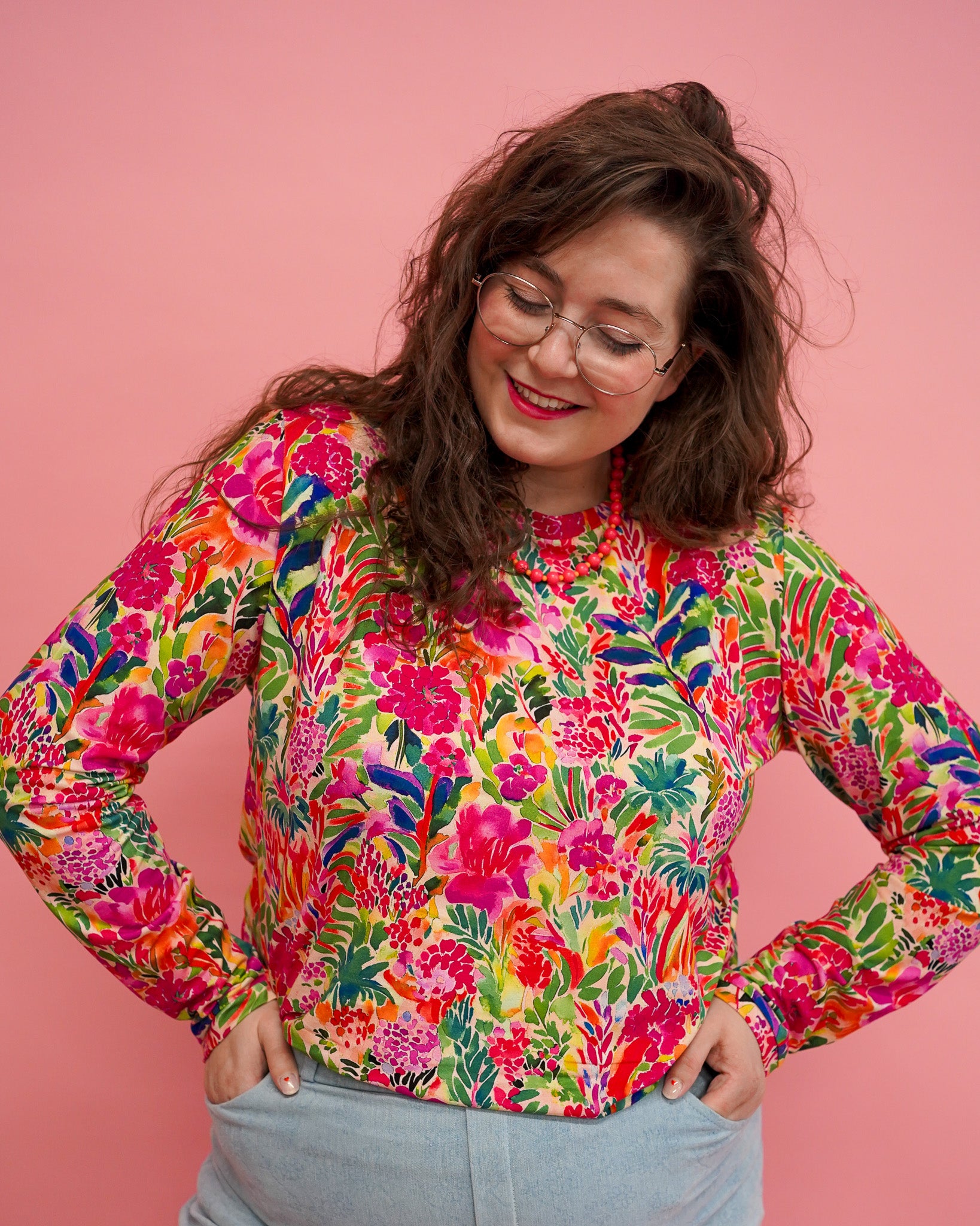 Fien top | Bloemenveld