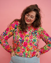 Fien top | Bloemenveld