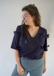 Top Willemijn | Navy