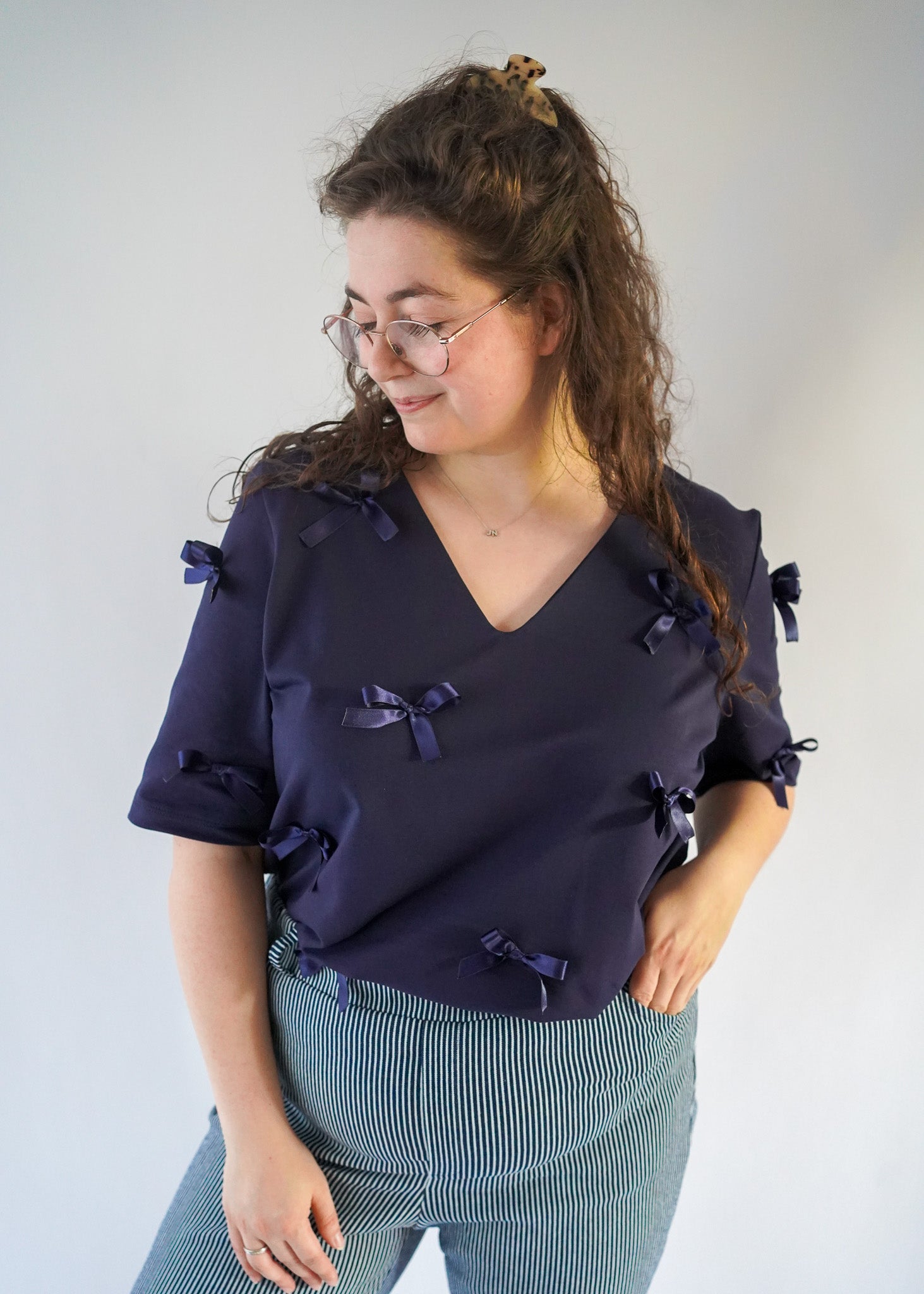 Top Willemijn | Navy