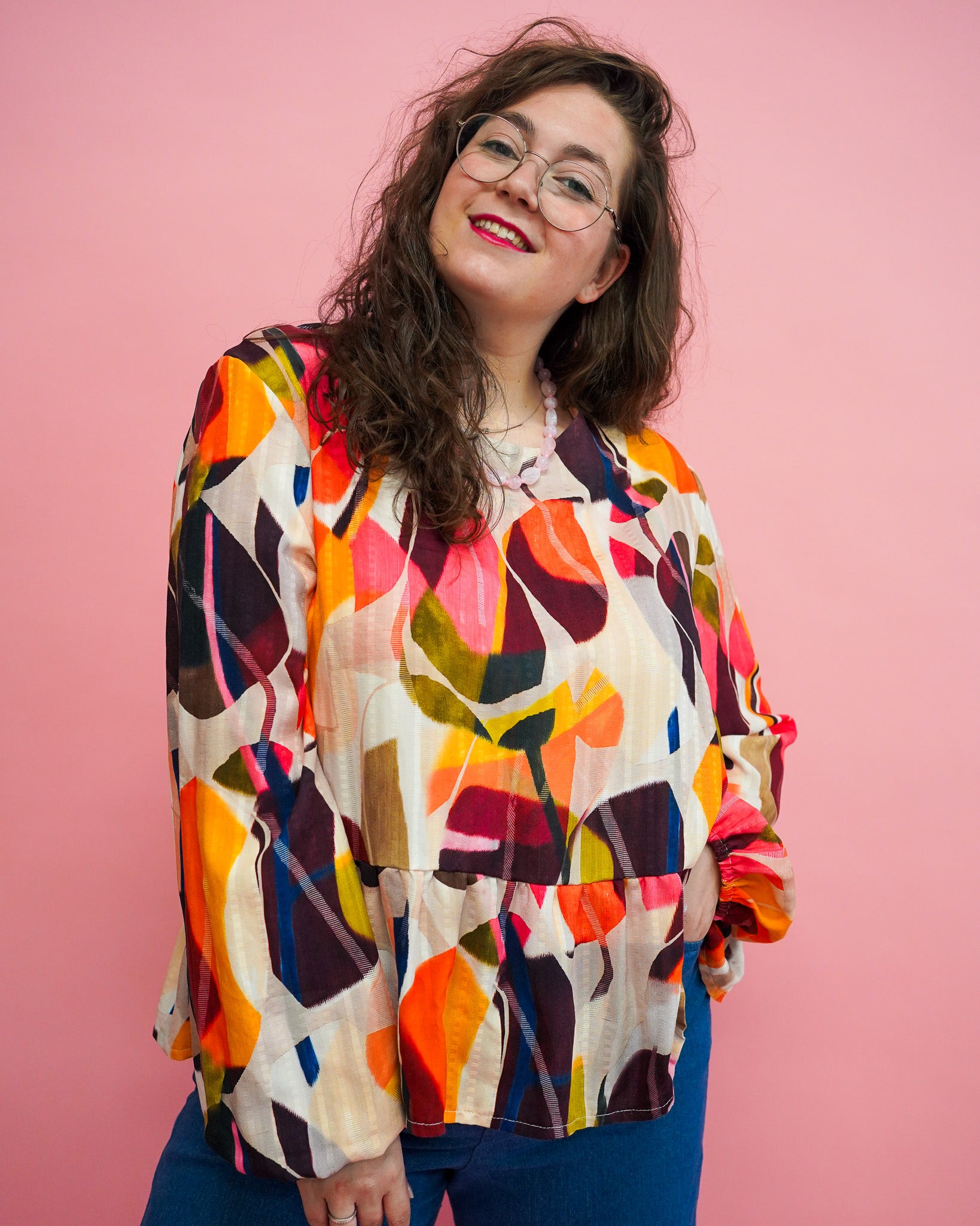 Lucy blouse | Grafisch