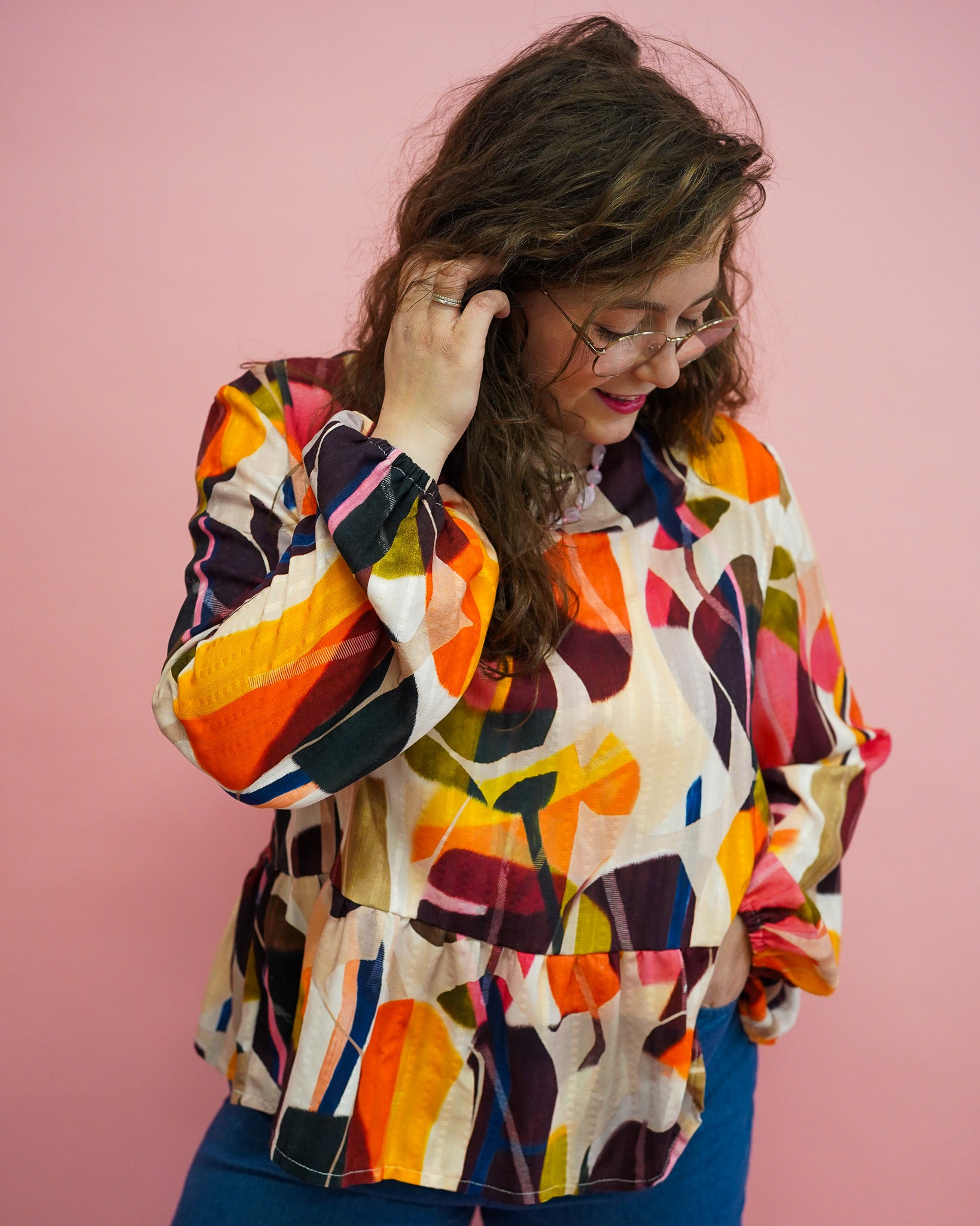 Lucy blouse | Grafisch