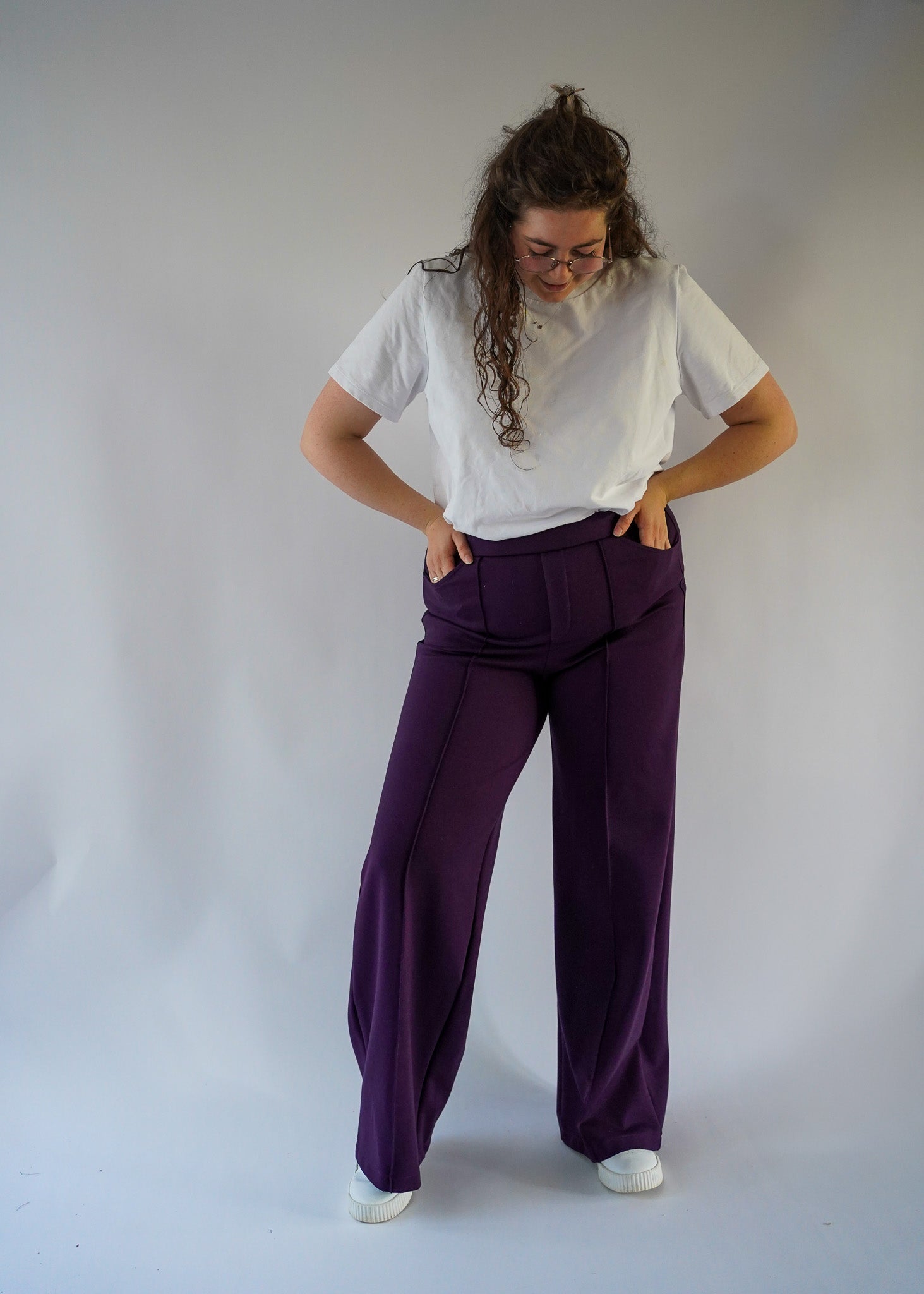 Wide pantalon Zoey | Navy