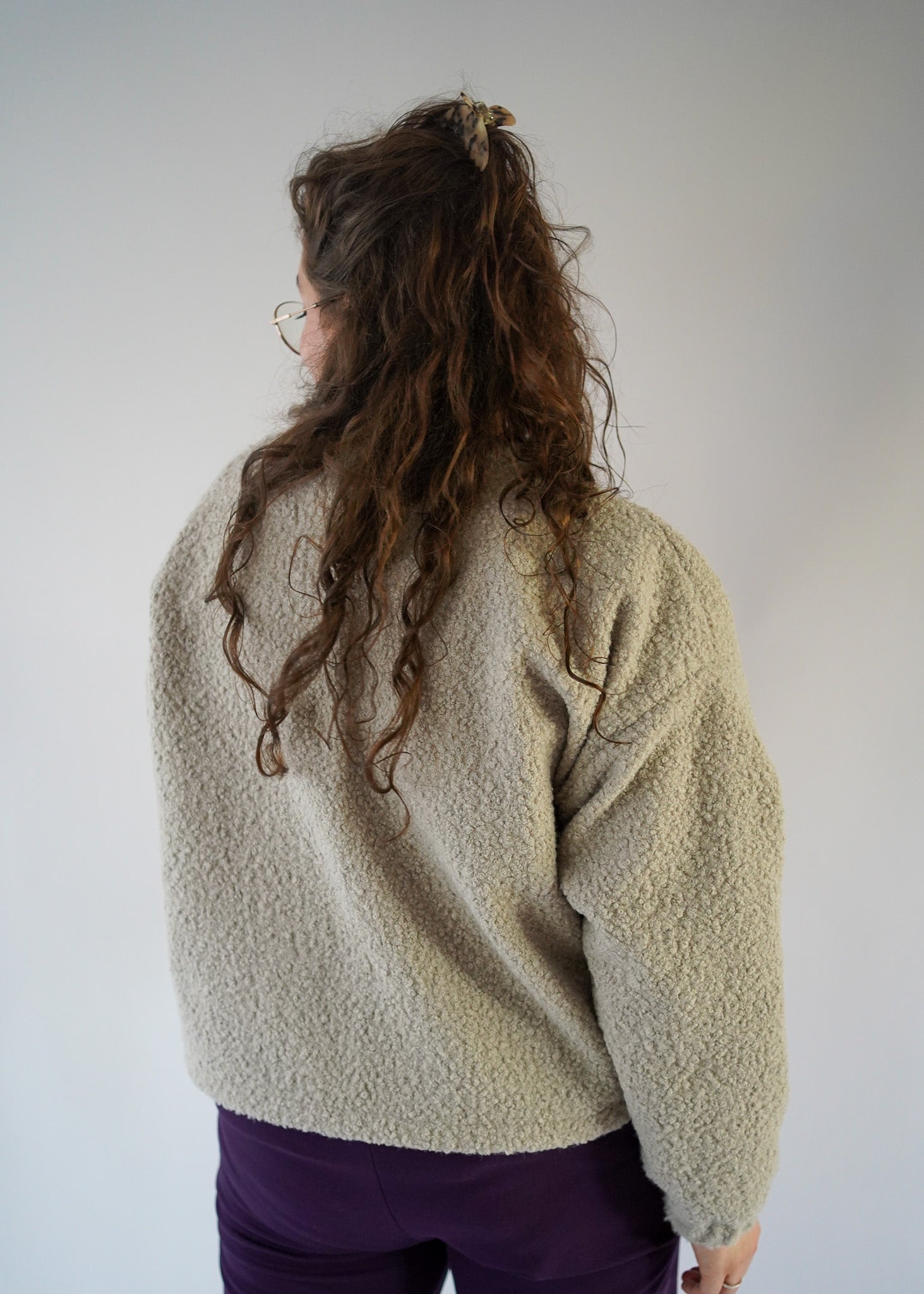 Miep vest | taupe teddy