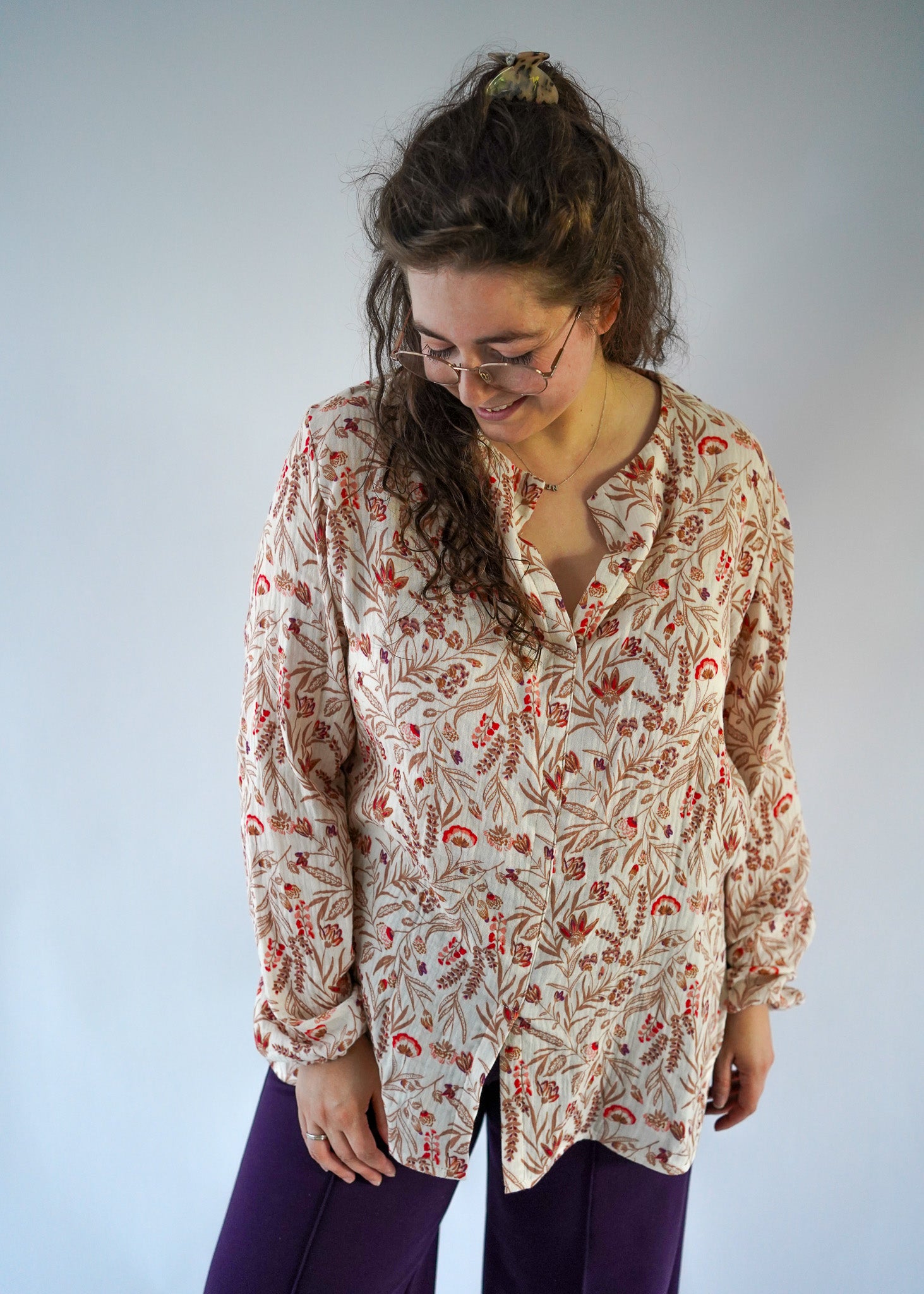 Sophie blouse | herfst bloemen