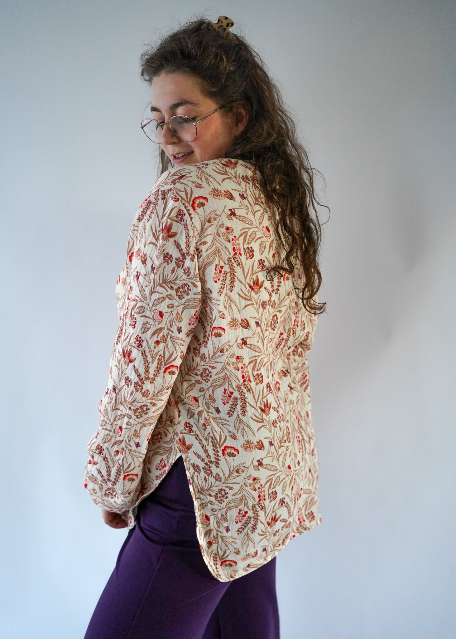 Sophie blouse | herfst bloemen