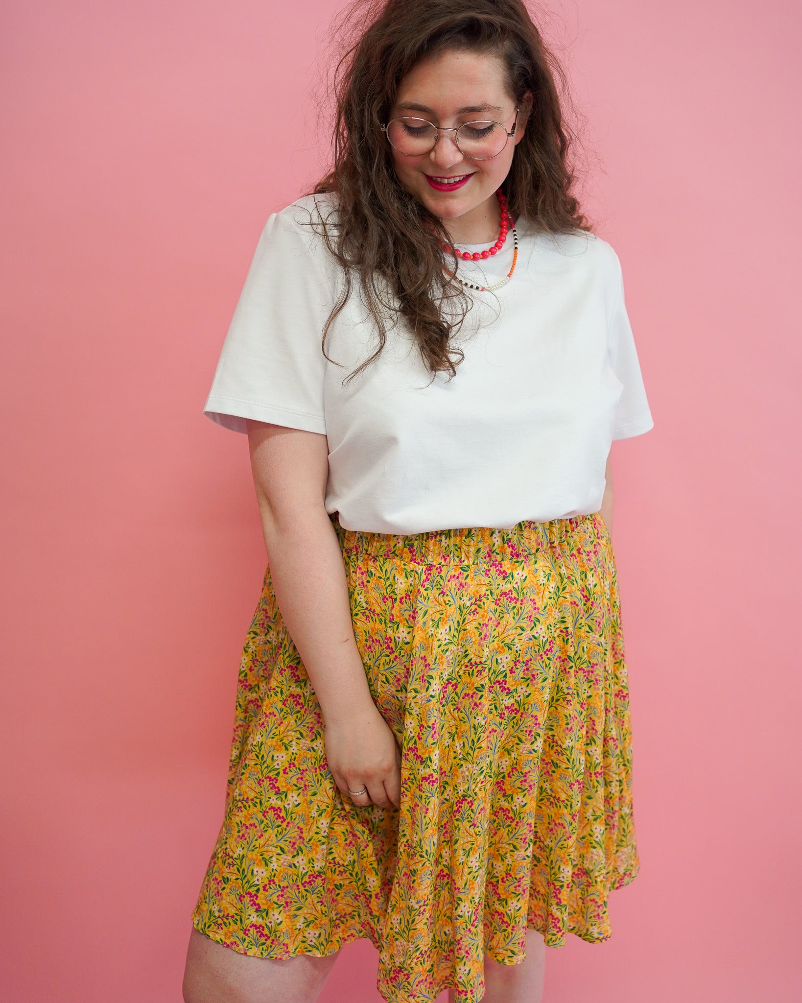 Ketting Multi | Roze/oranje