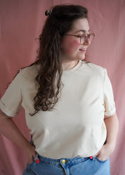 Top Maud | Effe kleuren in V-hals of rond