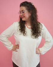 Custom top | Effe kleuren in V-hals of rond