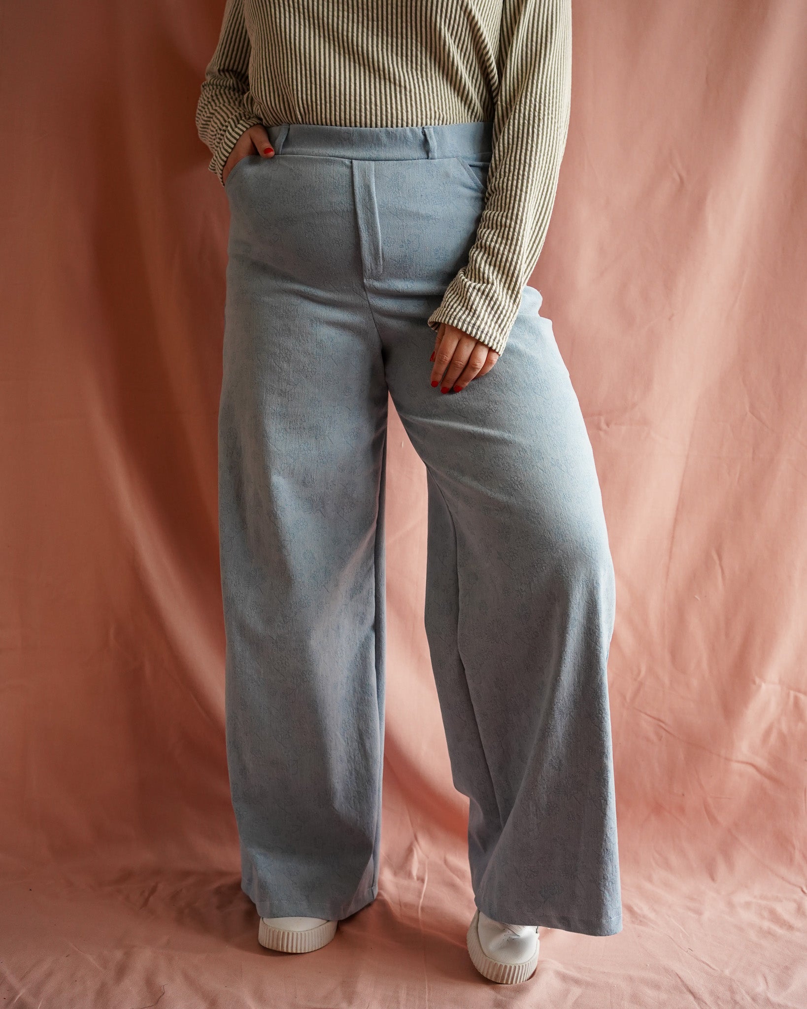 Jane wide leg jeans | licht blauw