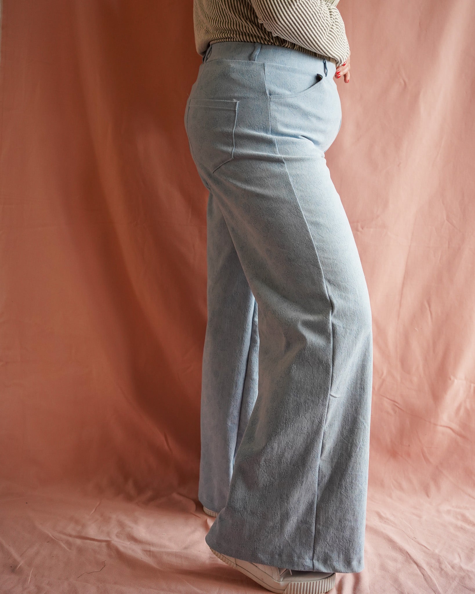 Jane wide leg jeans | licht blauw