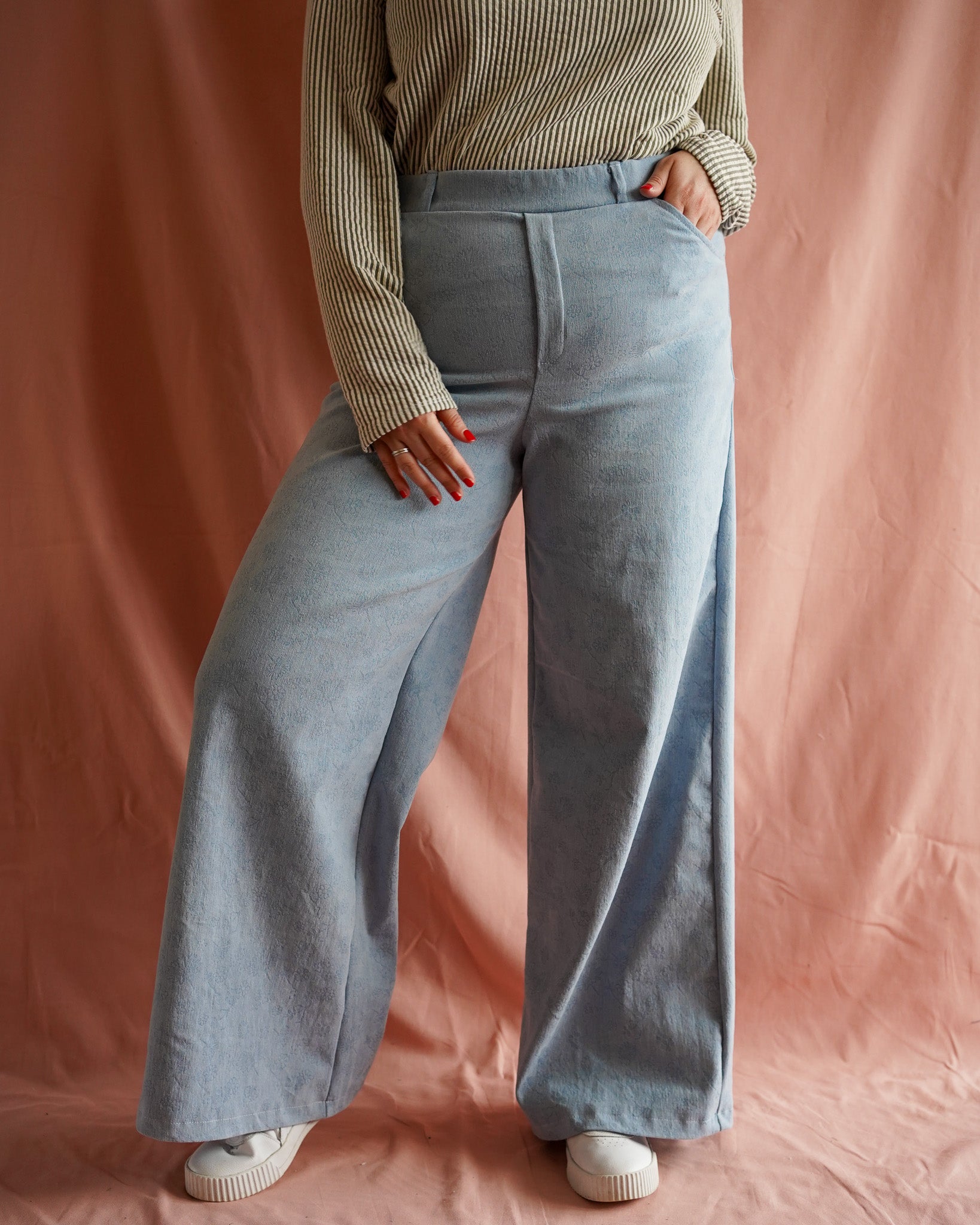 Jane wide leg jeans | licht blauw