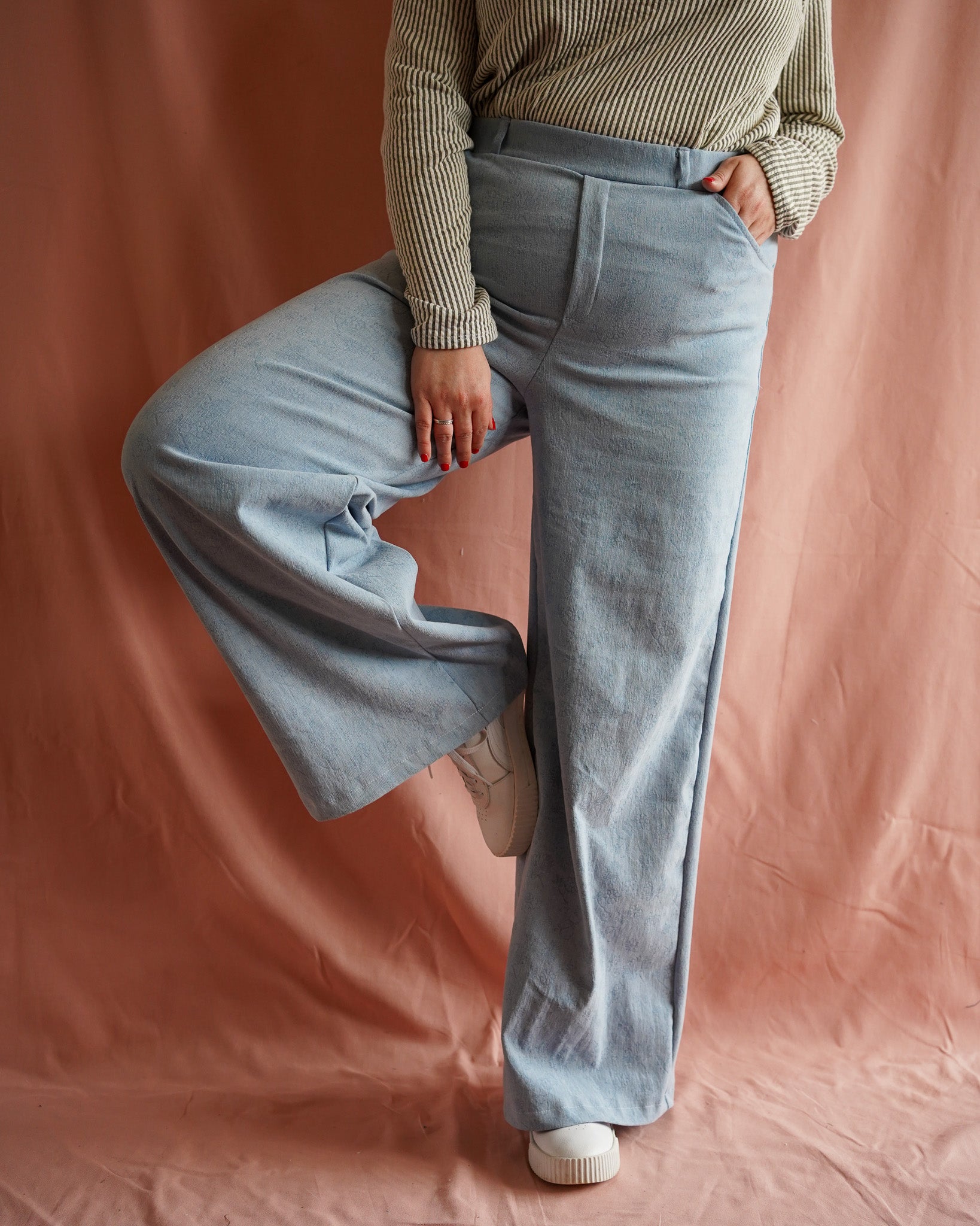Jane wide leg jeans | licht blauw