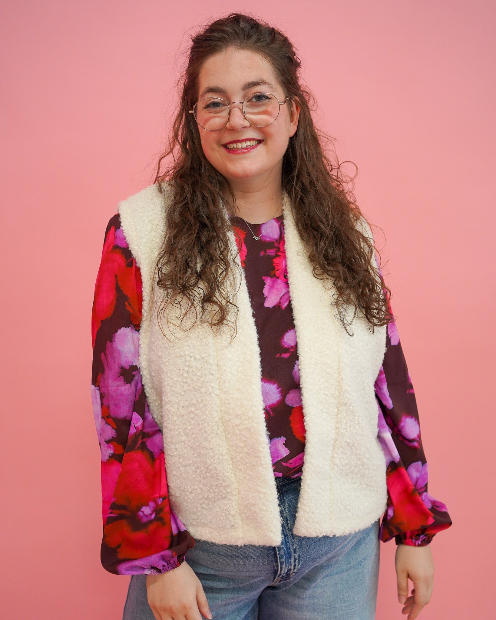 Gilet Teddy | Ecru