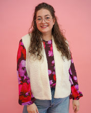 Gilet Teddy | Ecru