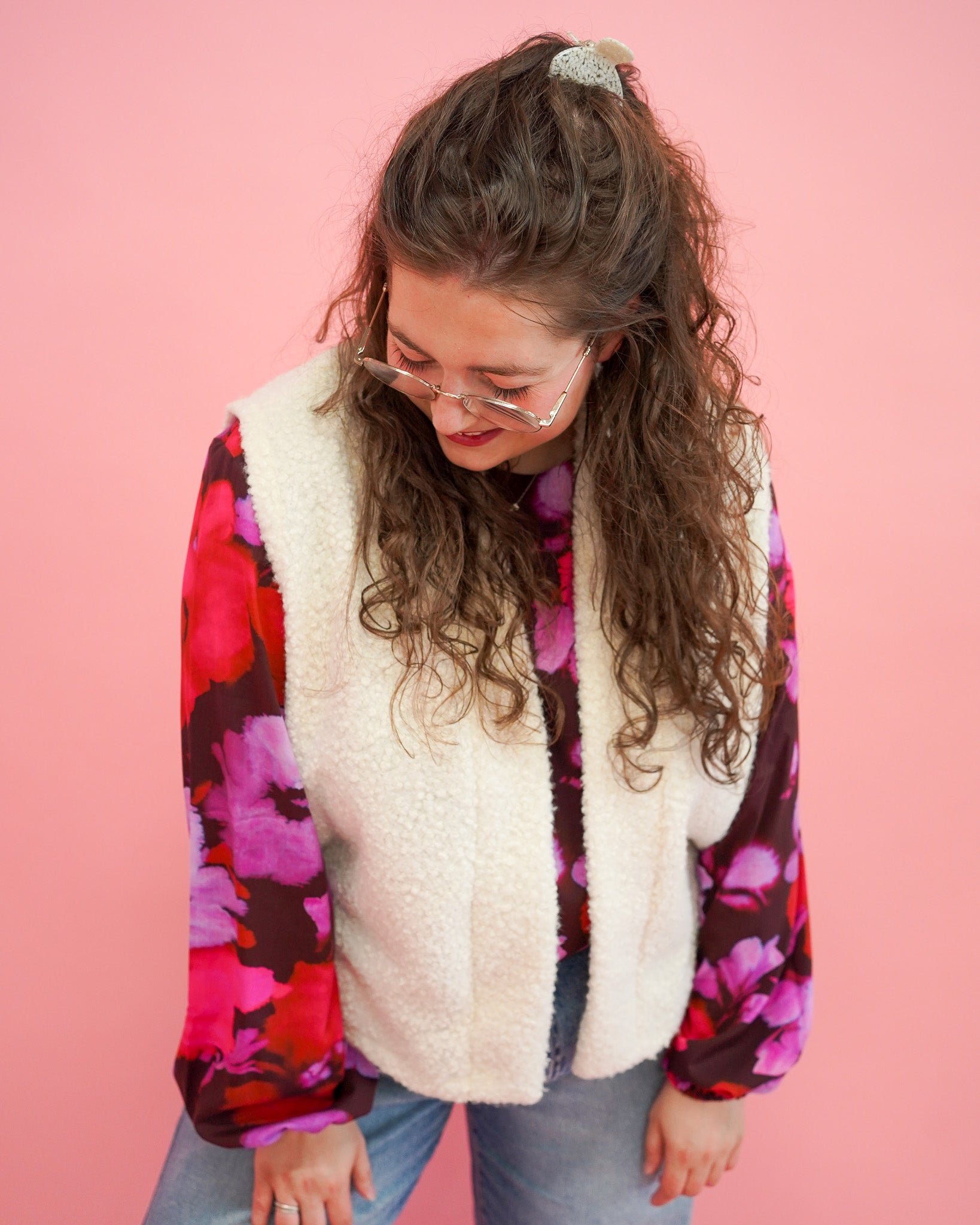 Gilet Teddy | Ecru