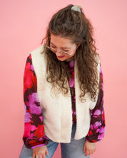 Gilet Teddy | Ecru