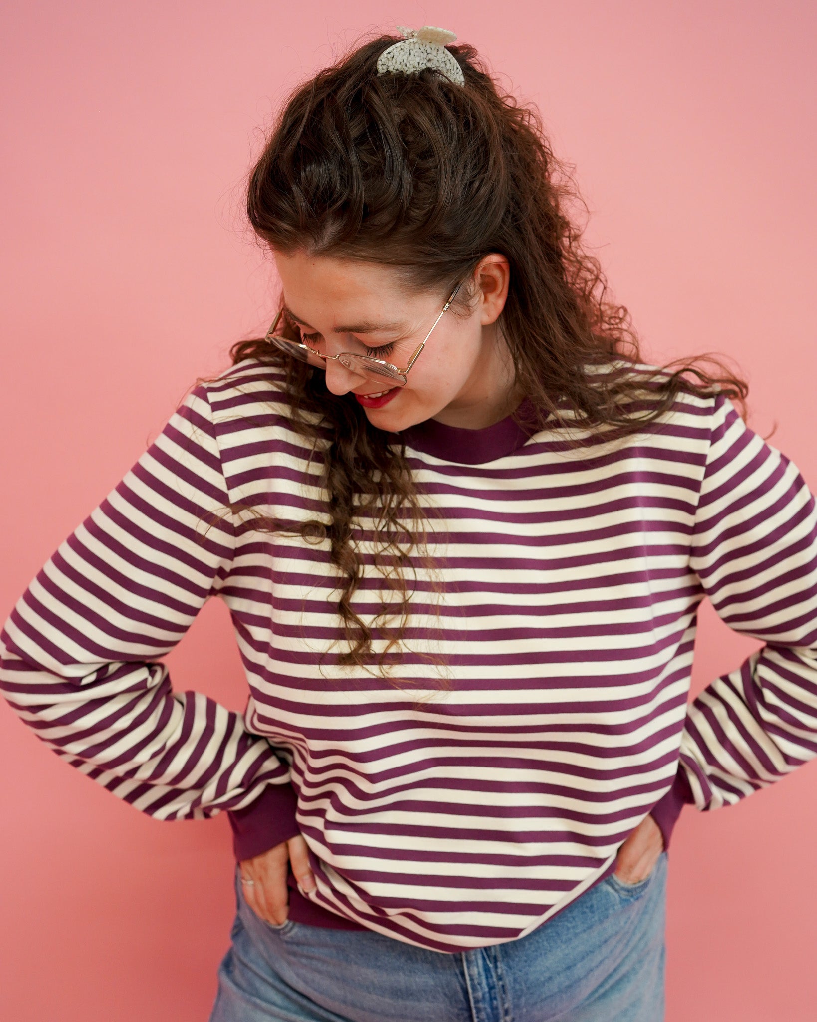 Maud sweater | Aubergine