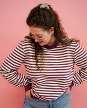 Maud sweater | Aubergine